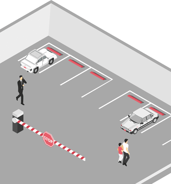 خط کشی پارکینگ و جایگاه خودرو